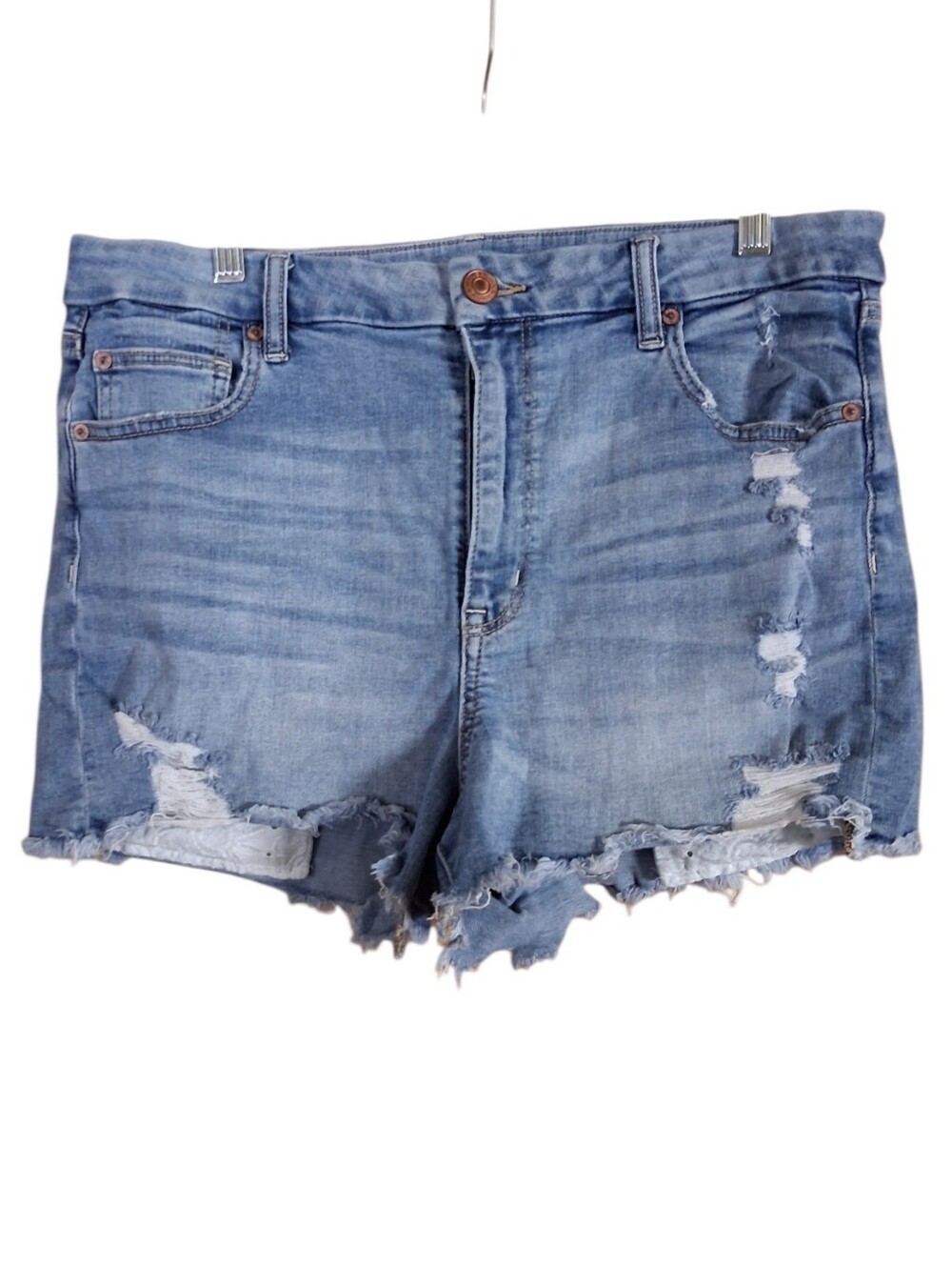 American Eagle Curvy Hi Rise Shortie Shorts Size 14